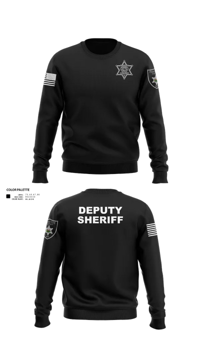 Fayette County Sheriff WV 38752837 Crew Neck Sweatshirt - 231