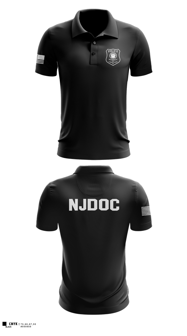 Short Sleeve Performance Polo, NJDOCNJDOC, Police, Teamtime, Team time, sublimation, custom sports apparel, team uniforms, spirit wear, spiritwear, sports uniforms, custom shirts, team store, custom team store, fundraiser sports, apparel fundraiser