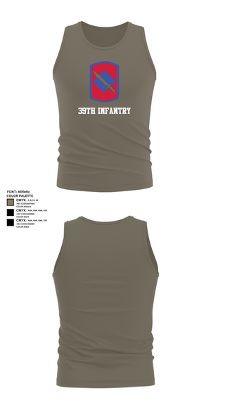 Tank Top, 39th infantry, National Guard, Teamtime, Team time, sublimation, custom sports apparel, team uniforms, spirit wear, spiritwear, sports uniforms, custom shirts, team store, custom team store, fundraiser sports, apparel fundraiser