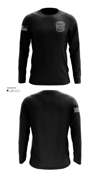 Long Sleeve Performance Shirt, Bartlesville Police Department, Police, Teamtime, Team time, sublimation, custom sports apparel, team uniforms, spirit wear, spiritwear, sports uniforms, custom shirts, team store, custom team store, fundraiser sports, apparel fundraiser