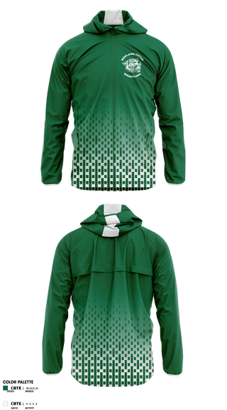 Wayland Union Middle School Wrestling 74603819 Windbreaker - 1