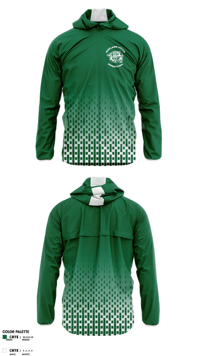 Wayland Union Middle School Wrestling 74603819 Windbreaker - 1