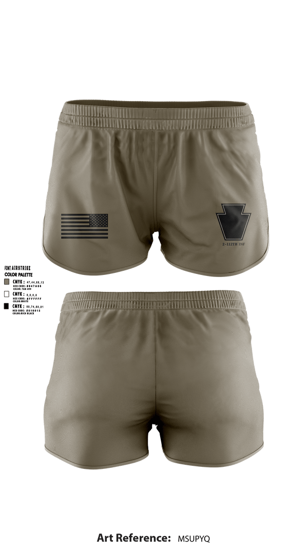 Ranger Panties, 2/112, Army, Teamtime, Team time, sublimation, custom sports apparel, team uniforms, spirit wear, spiritwear, sports uniforms, custom shirts, team store, custom team store, fundraiser sports, apparel fundraiser