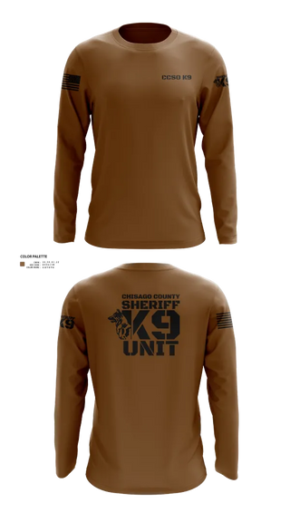 Long Sleeve Performance Shirt, Chisago County K9 Unit, , Teamtime, Team time, sublimation, custom sports apparel, team uniforms, spirit wear, spiritwear, sports uniforms, custom shirts, team store, custom team store, fundraiser sports, apparel fundraiser