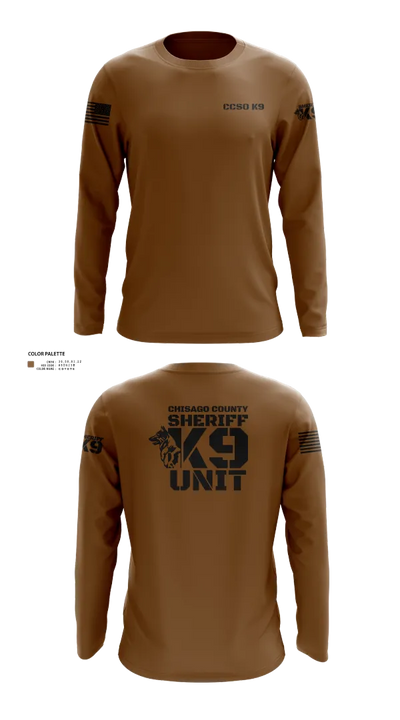 Chisago County K9 Unit 88074556 Long Sleeve Performance Shirt 111