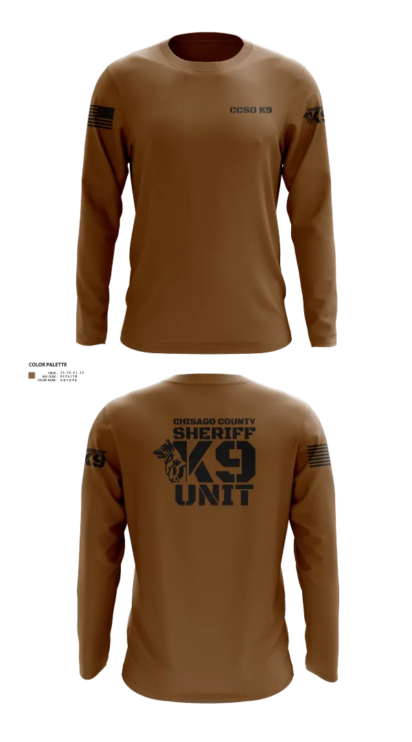 Long Sleeve Performance Shirt, Chisago County K9 Unit, , Teamtime, Team time, sublimation, custom sports apparel, team uniforms, spirit wear, spiritwear, sports uniforms, custom shirts, team store, custom team store, fundraiser sports, apparel fundraiser