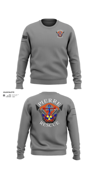 Crew Neck Sweatshirt, Pierre Rescue, , Teamtime, Team time, sublimation, custom sports apparel, team uniforms, spirit wear, spiritwear, sports uniforms, custom shirts, team store, custom team store, fundraiser sports, apparel fundraiser