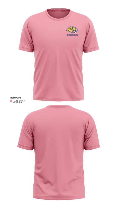Old School Cotton Feel Shirt, Cincinnati College Prep Academy Cheer, Cheer, Teamtime, Team time, sublimation, custom sports apparel, team uniforms, spirit wear, spiritwear, sports uniforms, custom shirts, team store, custom team store, fundraiser sports, apparel fundraiser