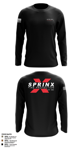 Long Sleeve Performance Shirt, SPRINX FIRE PROTECTION, , Teamtime, Team time, sublimation, custom sports apparel, team uniforms, spirit wear, spiritwear, sports uniforms, custom shirts, team store, custom team store, fundraiser sports, apparel fundraiser