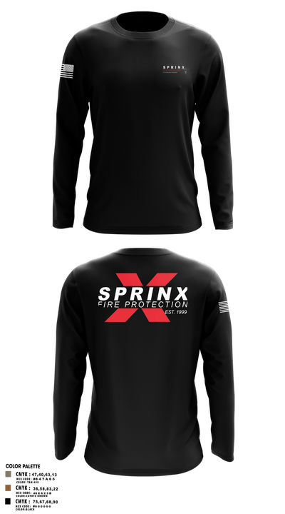 SPRINX FIRE PROTECTION 22334846 Long Sleeve Performance Shirt 107