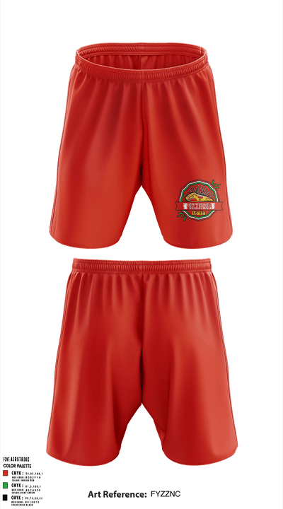 Pizzeria Italia Athletic Shorts With Pockets - 1
