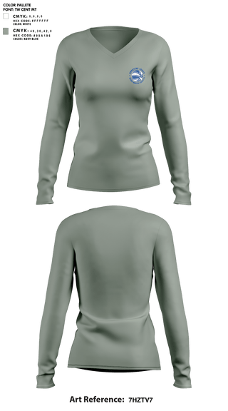 Shooting Touch Boston Basketball 6416365 Women's Long Sleeve V-neck Shirt - 50