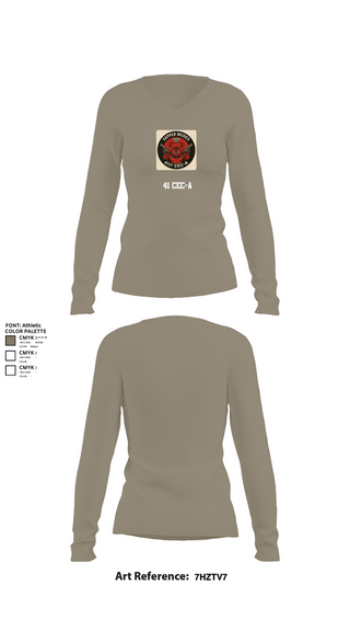 Womens Long Sleeve Vneck Shirt, 41 CEC-A, , Teamtime, Team time, sublimation, custom sports apparel, team uniforms, spirit wear, spiritwear, sports uniforms, custom shirts, team store, custom team store, fundraiser sports, apparel fundraiser