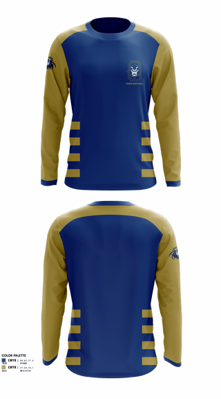 Oconto High School Basketball 74094120 Long Sleeve Performance Shirt - 1