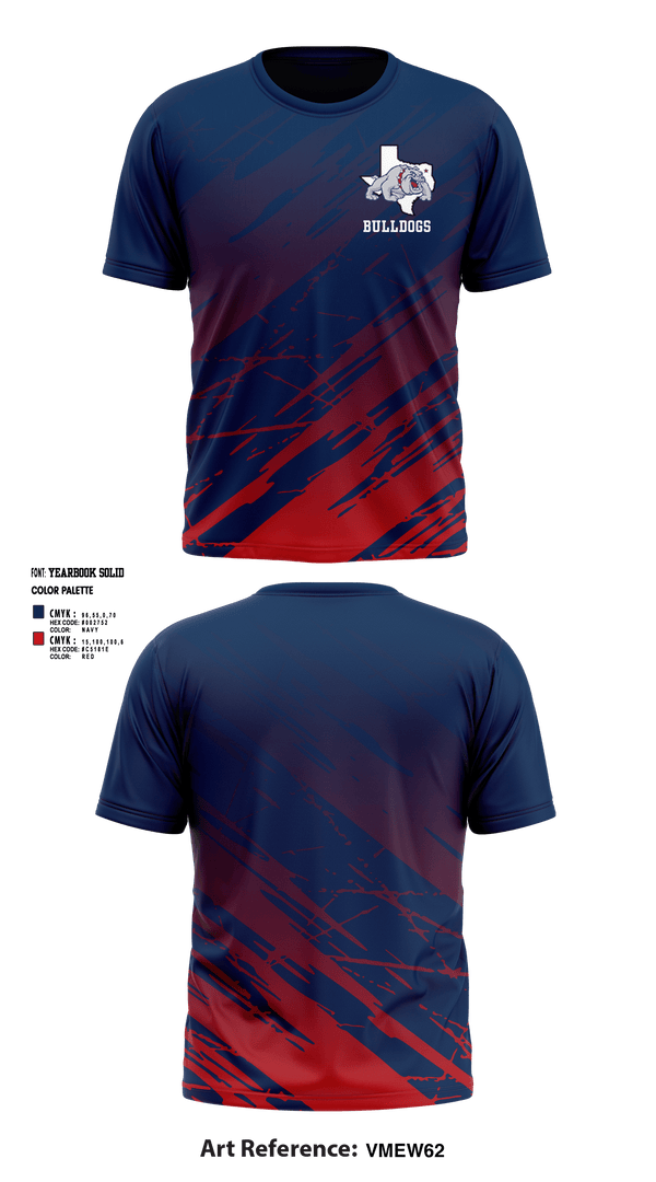 Bulldogs 74348457 Short Sleeve Performance Shirt - 1