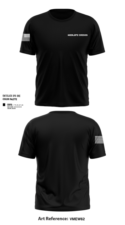 MIDLIFE CRISIS 31980574 Short Sleeve Performance Shirt - 1