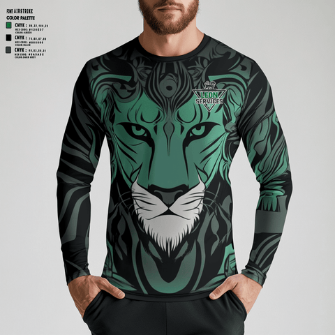 LEON SERVICES LLC 16619930 Long Sleeve Performance Shirt - 2