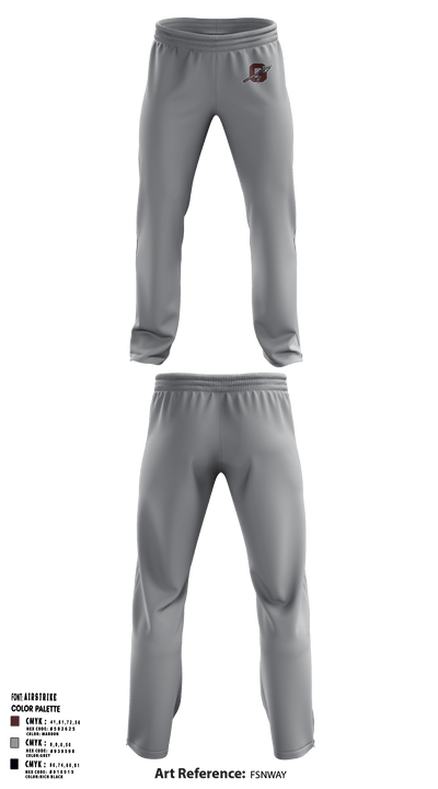 Ganado High School Basketball 15621417 Sweatpants - 6