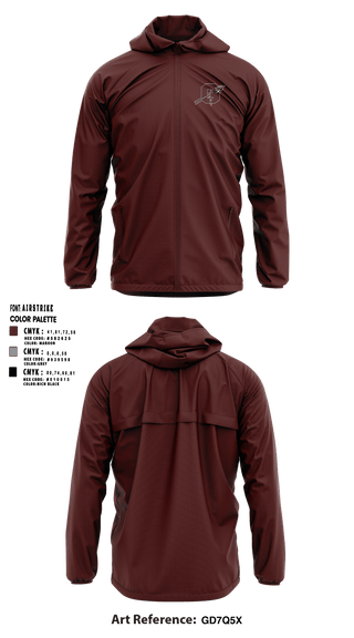 Ganado High School Basketball 15621417 Windbreaker - 5