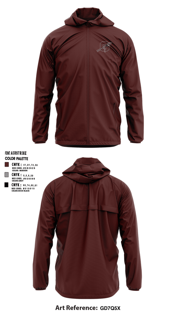 Ganado High School Basketball 15621417 Windbreaker - 5