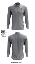 Ganado High School Basketball 15621417 Quarter Zip Jacket - 6
