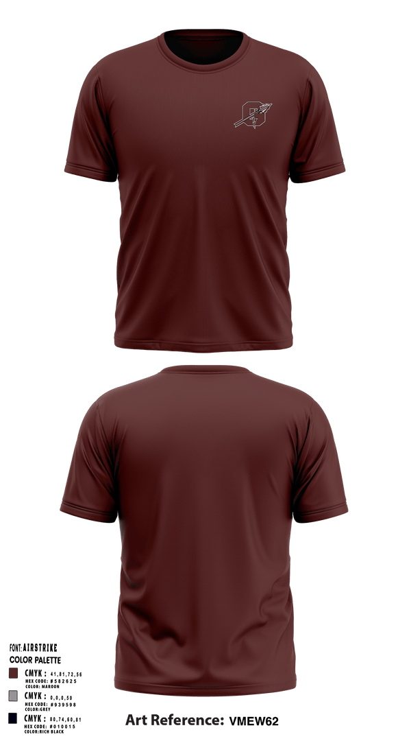 Ganado High School Basketball 15621417 Old School Cotton Feel Shirt - 5