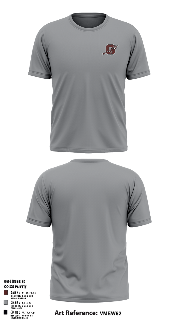 Ganado High School Basketball 15621417 Old School Cotton Feel Shirt - 6
