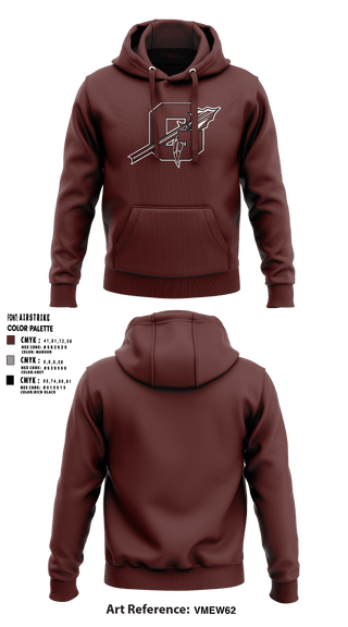 Ganado High School Basketball 15621417 Hoodie - 5