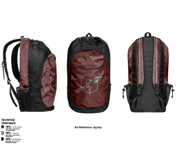 Ganado High School Basketball 15621417 Gear Bag - 5
