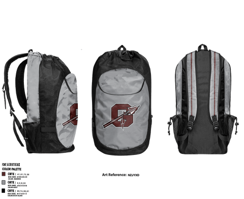 Ganado High School Basketball 15621417 Gear Bag - 6