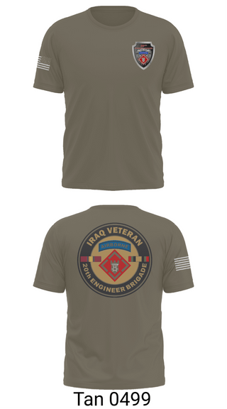 Short Sleeve Performance Shirt, 20th Airborne Engineer, Army, Teamtime, Team time, sublimation, custom sports apparel, team uniforms, spirit wear, spiritwear, sports uniforms, custom shirts, team store, custom team store, fundraiser sports, apparel fundraiser