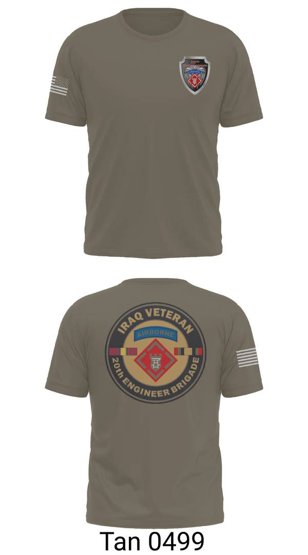 Short Sleeve Performance Shirt, 20th Airborne Engineer, Army, Teamtime, Team time, sublimation, custom sports apparel, team uniforms, spirit wear, spiritwear, sports uniforms, custom shirts, team store, custom team store, fundraiser sports, apparel fundraiser