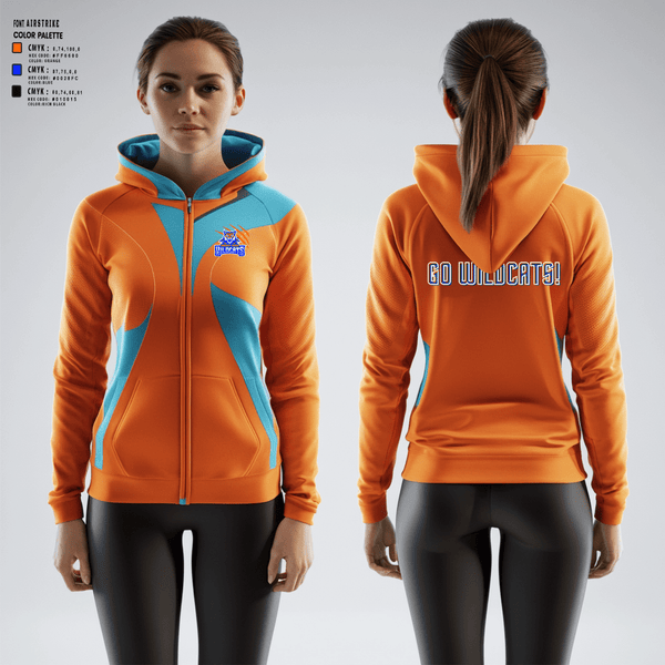 Smokey Road Middle School Basketball 30516748 Zip Hoodie - 1