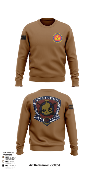 6th Engineer Support 55930969 Crew Neck Sweatshirt - 125