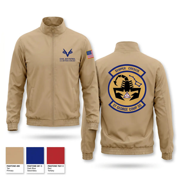 Windbreaker, Saint George Composite Squadron, Air Force, Teamtime, Team time, sublimation, custom sports apparel, team uniforms, spirit wear, spiritwear, sports uniforms, custom shirts, team store, custom team store, fundraiser sports, apparel fundraiser