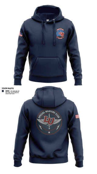 Hoodie, Detatchment 890 SWC Club, Air Force, Teamtime, Team time, sublimation, custom sports apparel, team uniforms, spirit wear, spiritwear, sports uniforms, custom shirts, team store, custom team store, fundraiser sports, apparel fundraiser