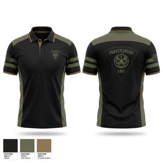 Short Sleeve Performance Polo, Parkersburg SWAT, Police, Teamtime, Team time, sublimation, custom sports apparel, team uniforms, spirit wear, spiritwear, sports uniforms, custom shirts, team store, custom team store, fundraiser sports, apparel fundraiser