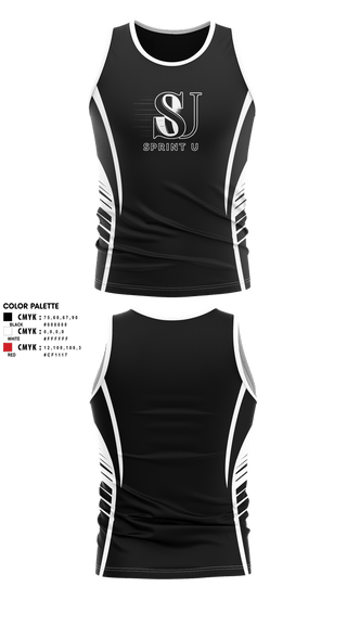 Tank Top, Sprint U, Track & Field, Teamtime, Team time, sublimation, custom sports apparel, team uniforms, spirit wear, spiritwear, sports uniforms, custom shirts, team store, custom team store, fundraiser sports, apparel fundraiser