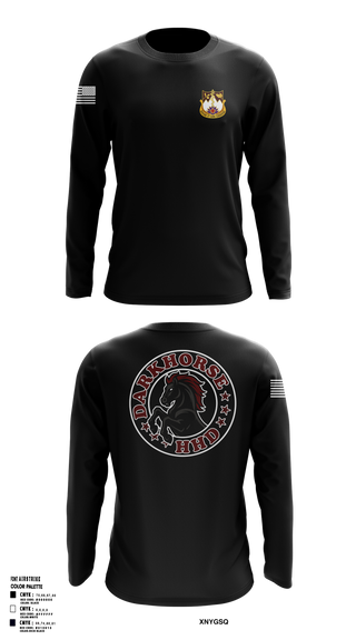 HHD, 627TH Hospital Center 42865574 Long Sleeve Performance Shirt - 1