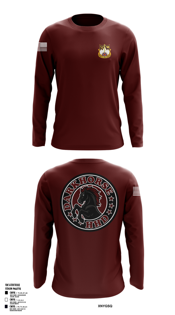 HHD, 627TH Hospital Center 42865574 Long Sleeve Performance Shirt 2