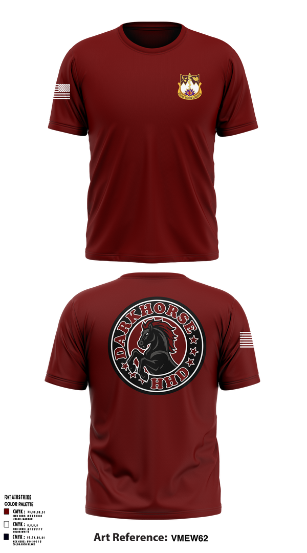 HHD, 627TH Hospital Center 42865574 Short Sleeve Performance Shirt - 2