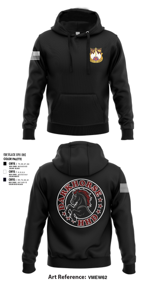 HHD, 627TH Hospital Center 42865574 Hoodie - 1