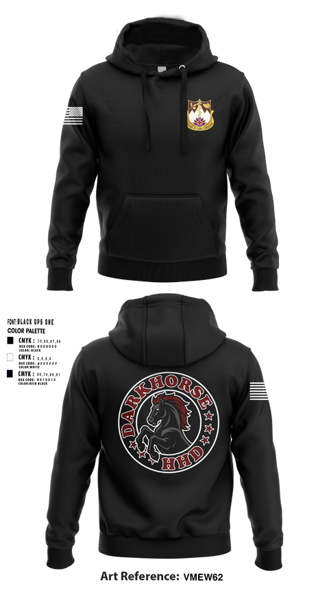 HHD, 627TH Hospital Center 42865574 Hoodie - 1