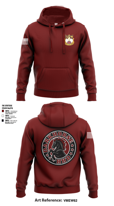 HHD, 627TH Hospital Center 42865574 Hoodie - 2