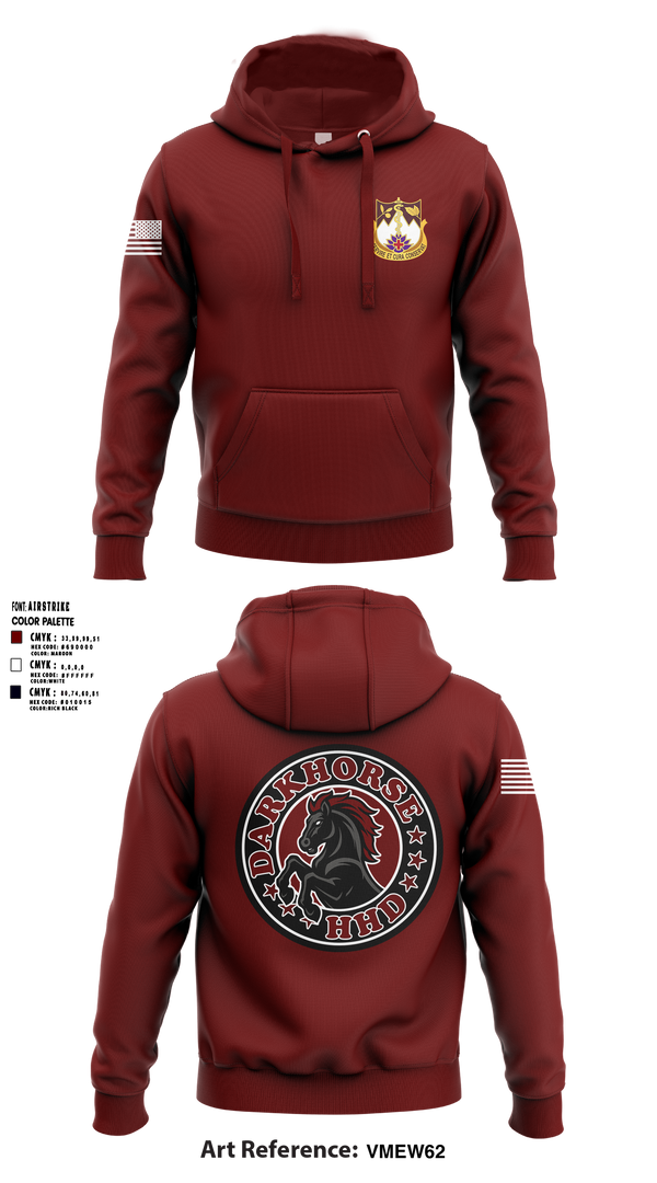 HHD, 627TH Hospital Center 42865574 Hoodie - 2