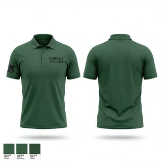Short Sleeve Performance Polo, Force 1 Solutions, Police, Teamtime, Team time, sublimation, custom sports apparel, team uniforms, spirit wear, spiritwear, sports uniforms, custom shirts, team store, custom team store, fundraiser sports, apparel fundraiser