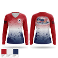 VFW post 10420 Women's Long Sleeve V-neck Shirt - 1