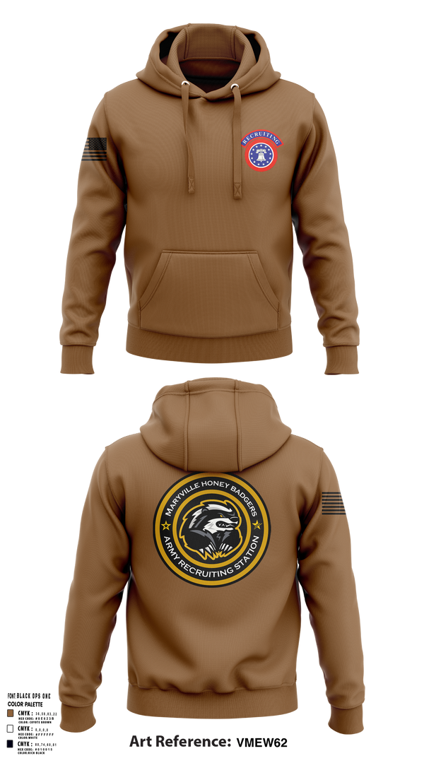 USAREC 47194249 Hoodie - 1