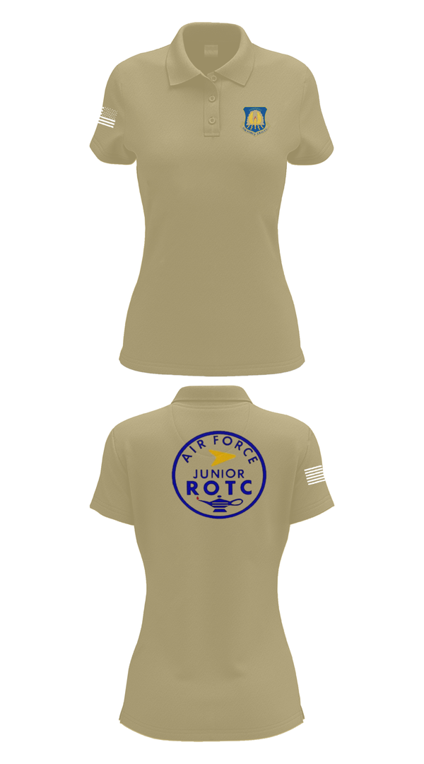 Womens Short Sleeve Performance Polo, 61st Eagle Squadron, Air Force, Teamtime, Team time, sublimation, custom sports apparel, team uniforms, spirit wear, spiritwear, sports uniforms, custom shirts, team store, custom team store, fundraiser sports, apparel fundraiser