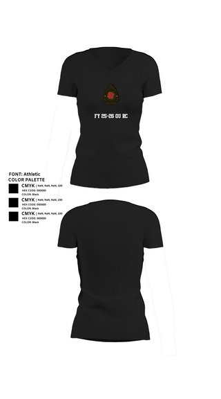 Womens Short Sleeve Vneck Shirt, FY 25-26 OU RC, Army, Teamtime, Team time, sublimation, custom sports apparel, team uniforms, spirit wear, spiritwear, sports uniforms, custom shirts, team store, custom team store, fundraiser sports, apparel fundraiser